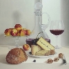 Casse-croûte Au Vin, Fromage Et Abricots - 65x54cm